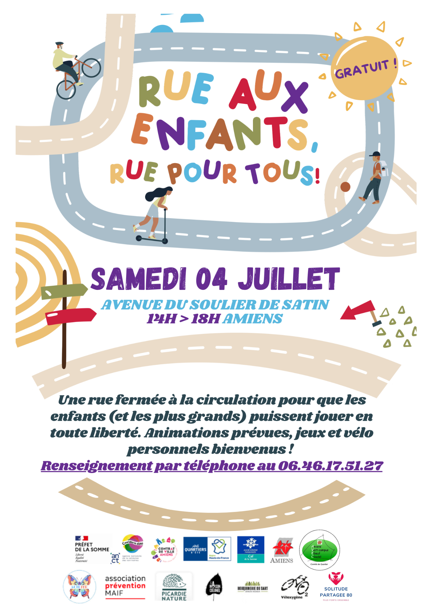 Rue aux enfants – 4 juillet 2026 – rue du soulier satin